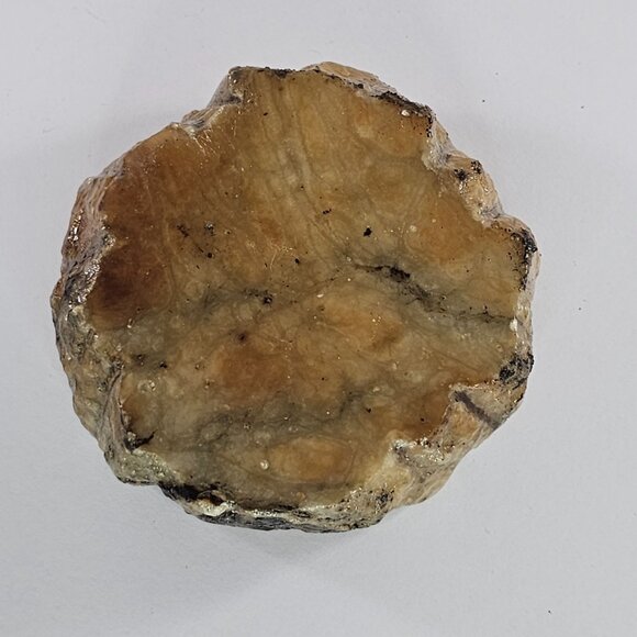 Vintage Genuine Alabaster Hand Carved Ashtray Italy Mid Century - Picture 7 of 8